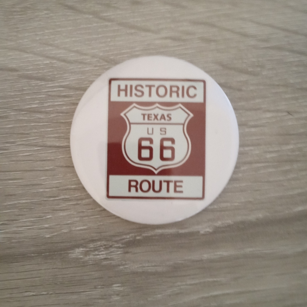 [2 For 1] Historic Route 66 Texas Magnet